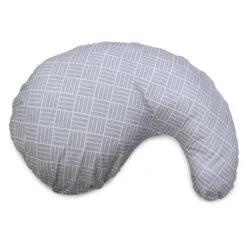 Boppy® Cuddle Pillow | Grey Basket Weave -Productos Para Bebes Tienda GrayBasketWeaveCuddlePillowproductonlyCB c2020