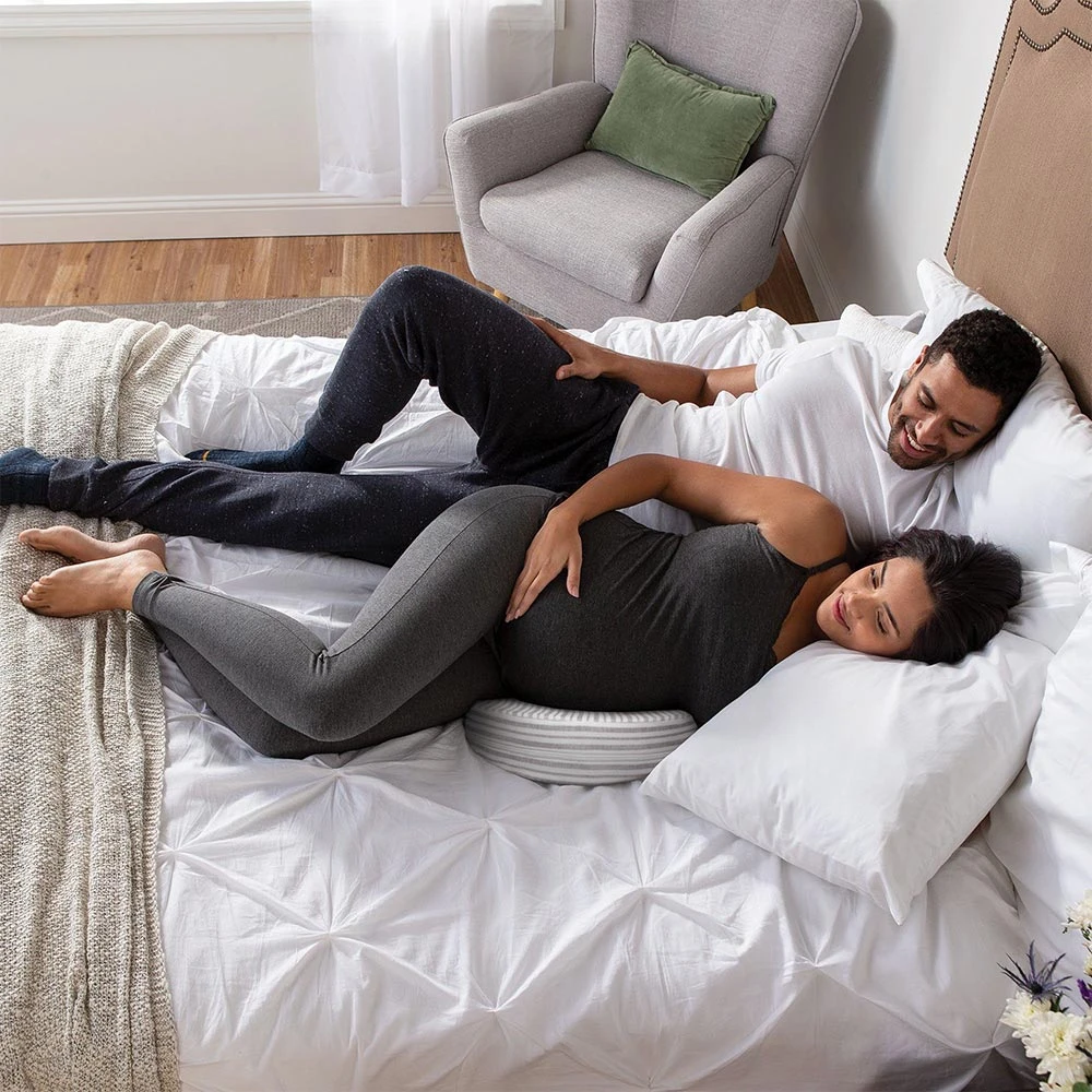 Boppy® Pregnancy Wedge | Grey Modern Stripes 4 Boppy® Pregnancy Wedge | Grey Modern Stripes - Imagen 4