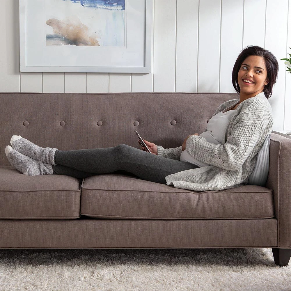 Boppy® Pregnancy Wedge | Grey Modern Stripes 3 Boppy® Pregnancy Wedge | Grey Modern Stripes - Imagen 3