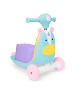 SkipHop Zoo 3-In-1 Ride On Toy - Unicorn