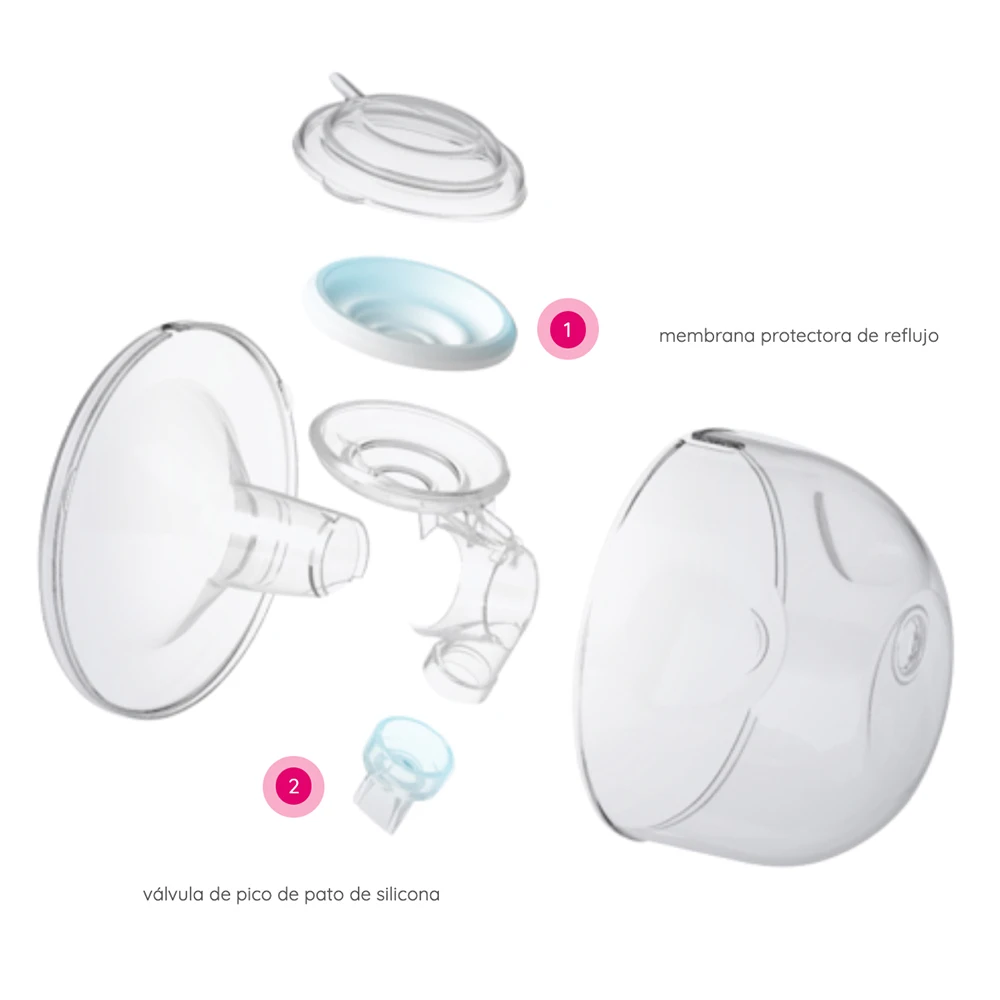 Spectra CaraCups Wearable Milk Collection 28mm 2 Spectra CaraCups Wearable Milk Collection 28mm - Imagen 2