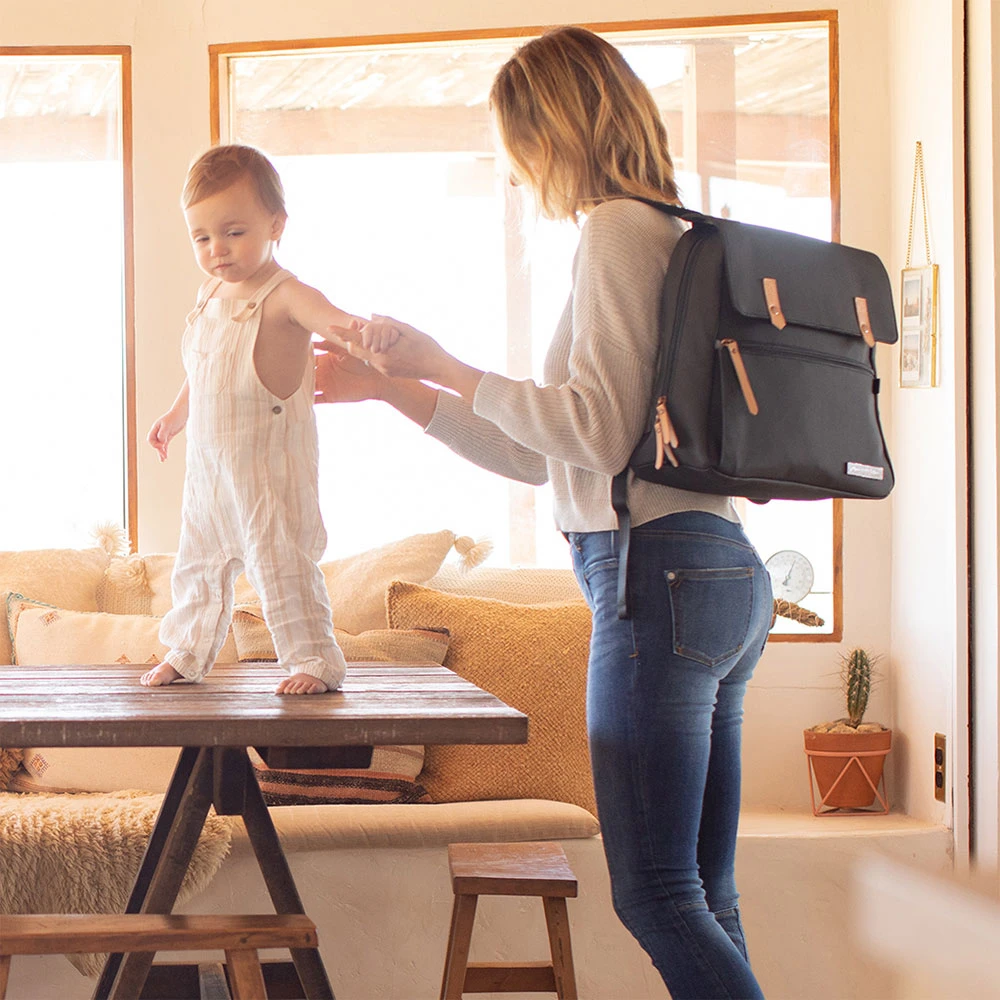 Petunia Meta Backpack | Black Matte Canvas 8 Petunia Meta Backpack | Black Matte Canvas - Imagen 8