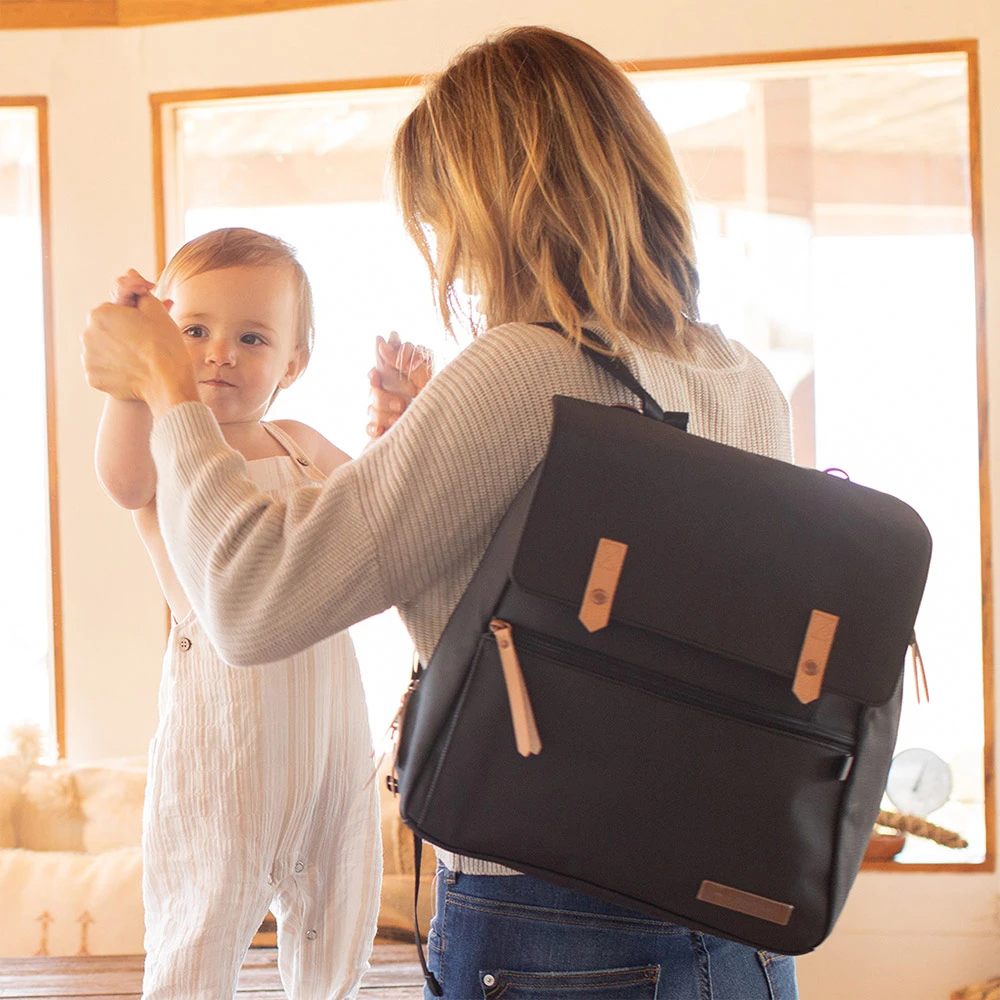 Petunia Meta Backpack | Black Matte Canvas 9 Petunia Meta Backpack | Black Matte Canvas - Imagen 9