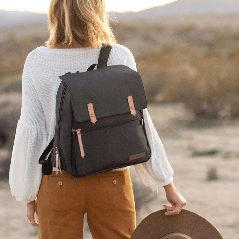 Petunia Meta Backpack | Black Matte Canvas 12 Petunia Meta Backpack | Black Matte Canvas - Imagen 12