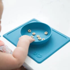 Ezpz Mini Bowl | Blue -Productos Para Bebes Tienda MiniBowl Blue5