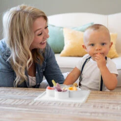 Ezpz Mini Playmat | Slate -Productos Para Bebes Tienda MiniMat Black06