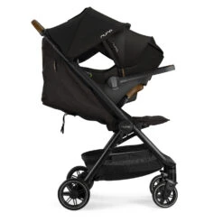 Nuna TRVL Stroller | Hazelwood -Productos Para Bebes Tienda Nuna TRVL Caviar Profile Recline PIPAnext GL shadow web 1