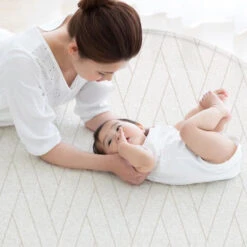 Parklon PureSoft Round Mat | Herringbone/Macaroon 10 Parklon PureSoft Round Mat | Herringbone/Macaroon -Productos Para Bebes Tienda PMPL140 3