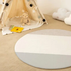 Parklon PureSoft Round Mat | Herringbone/Macaroon 12 Parklon PureSoft Round Mat | Herringbone/Macaroon -Productos Para Bebes Tienda PMPL140 8