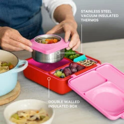 OmieBox Insulated Bento Box | Pink Berry -Productos Para Bebes Tienda Pink3 3a803065 32cc 422a 86c3 dee9335bdc20.jpg