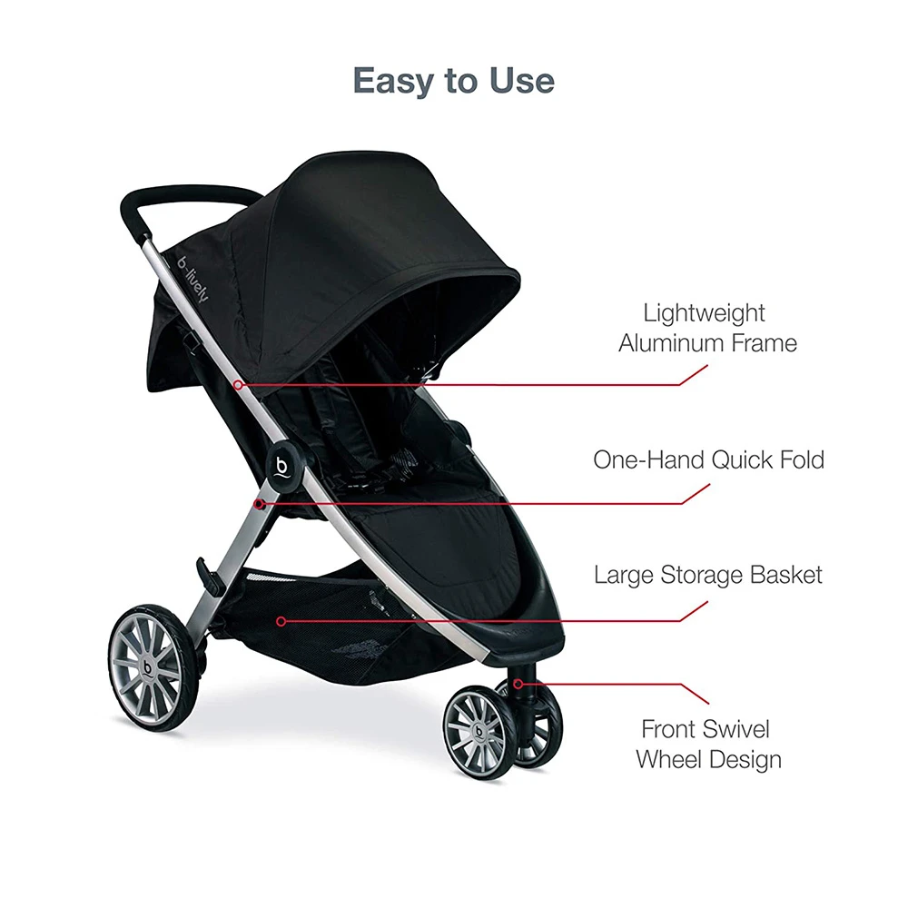 Britax B-Lively & B-Safe Gen2 | SafeWash Eclipse Black 2 Britax B-Lively & B-Safe Gen2 | SafeWash Eclipse Black - Imagen 2