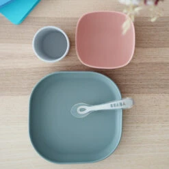 Beaba MealSet | Eucalyptus -Productos Para Bebes Tienda Set silicone eucalyptus NM 2