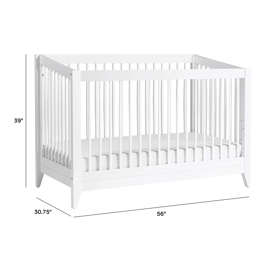 Babyletto Sprout Crib - White 6 Babyletto Sprout Crib - White - Imagen 6