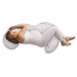 Boppy® Total Body Pillow | Grey Scattered Leaves 15 Boppy® Total Body Pillow | Grey Scattered Leaves -Productos Para Bebes Tienda TBPScatteredLeaves