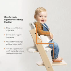Stokke TrippTrapp High Chair Bundle | WhiteWash -Productos Para Bebes Tienda TrippTrapp 2