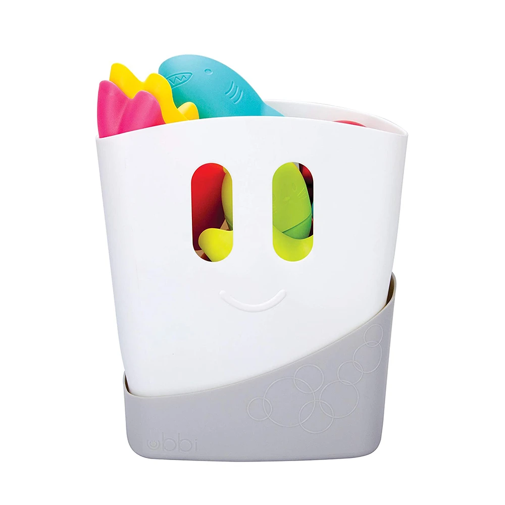 Ubbi Bath Toy Drying Bin | Grey 2 Ubbi Bath Toy Drying Bin | Grey - Imagen 2