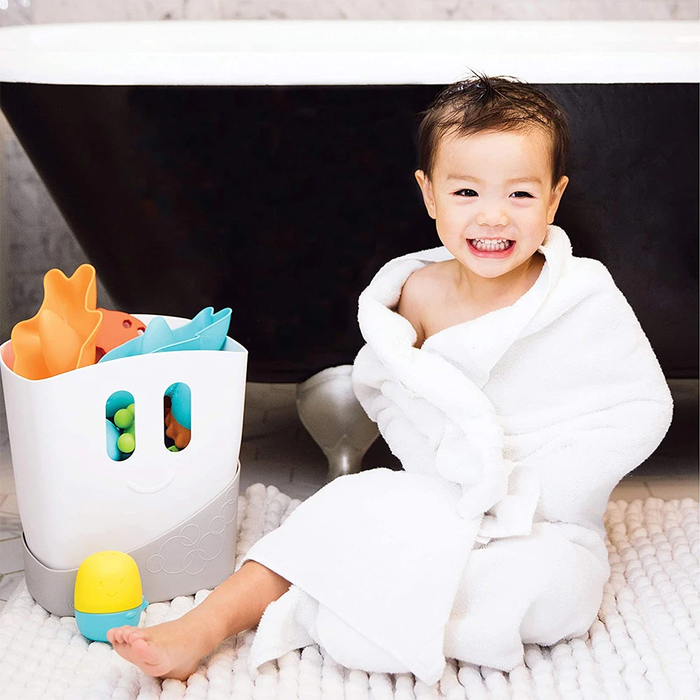Ubbi Bath Toy Drying Bin | Grey 6 Ubbi Bath Toy Drying Bin | Grey - Imagen 6