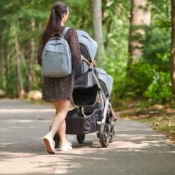 UPPAbaby Diaper Bag | Declan -Productos Para Bebes Tienda VISTAV2 GRG Double wChangingBackpack 0119 2