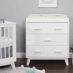 Babyletto Scoot Dresser 3Drw | White -Productos Para Bebes Tienda babyletto scoot 3 drawer changer dresser white 21