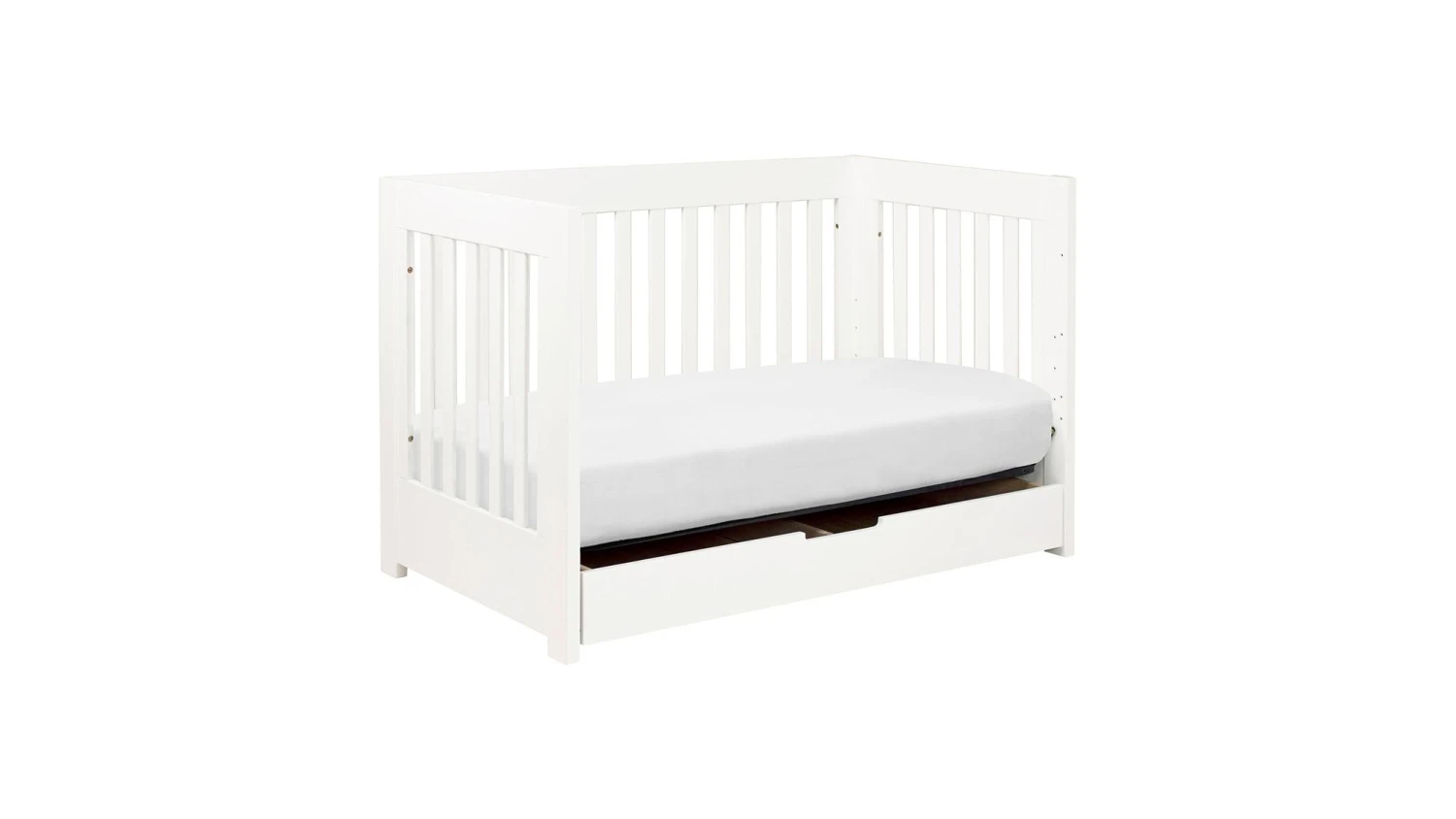Babyletto Mercer Crib - White 3 Babyletto Mercer Crib - White - Imagen 3