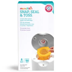Munchkin Snap Seal & Toss Diaper Pail Bag Refills