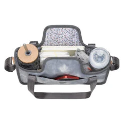 Petunia Wander Stroller Caddy | Smoke Tie Dye -Productos Para Bebes Tienda wander stroller caddy in smoke swirl tie dye caddy petunia pickle bottom 4 1800x1800.jpg